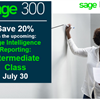 Sage Intelligence Reporting - Intermediate Training  - July 30