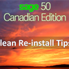Sage 50 CA Clean Re-Install Tips