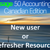 Sage 50 CA new user or refresher resources