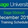 Upcoming Sage 50 Training Schedule for December 2018
