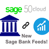 What are Sage Bank Feeds and how do they work in Sage 50 CA 2018.2?