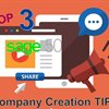 Top 3 items to do when setting up a new company