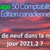 Quoi de neuf dans Sage 50 CA version 2021.2 ?