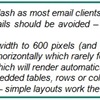 Email Marketing Layout and Design - Layout: HTML, Rendering (1/4)