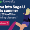 Special Offer...Grow your Sage 300 skillset from anywhere with Sage University